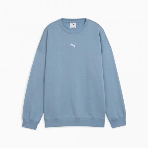 PUMA CREW NECK OVERSIZED COOL BLUE WMNS 