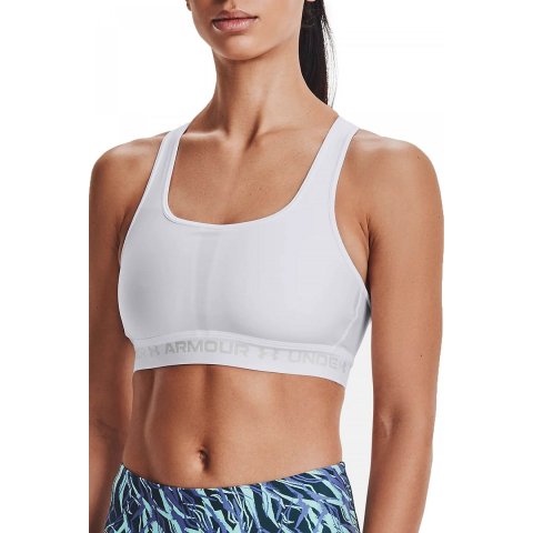UNDER ARMOUR BRA UA MID CLASSIC WHITE WMNS