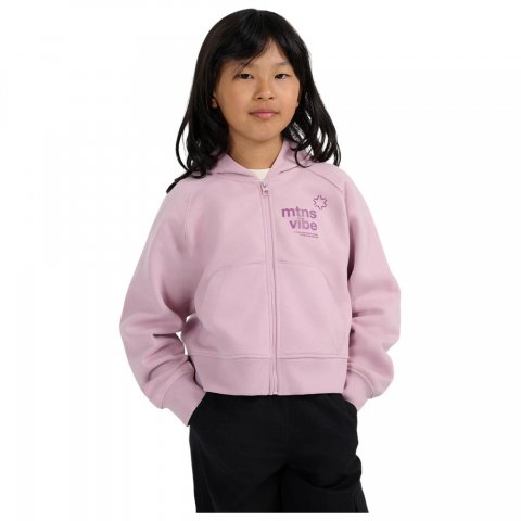 4F FZ HOODY FL PINK JR 