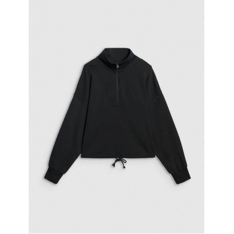 4F CREW NECK BLACK WMNS 