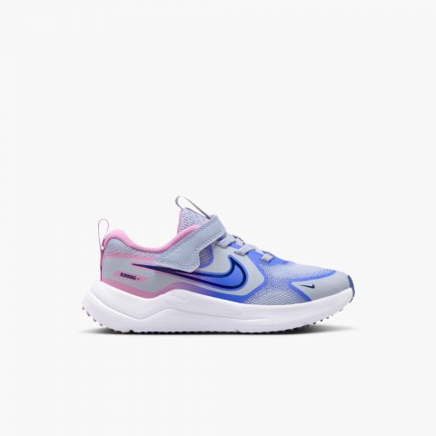 NIKE COSMIC RUNNER GREY PINK PURPLE PS JR 