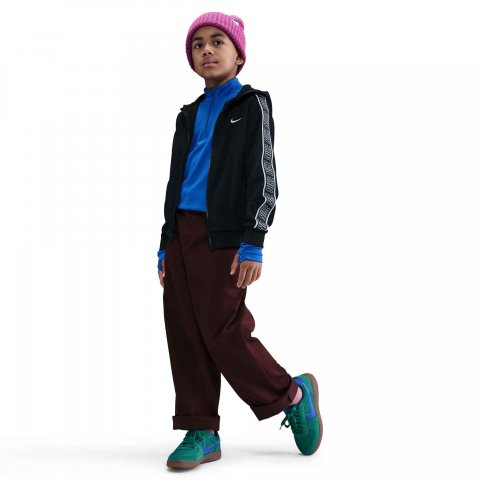 NIKE FZ HOODY DF CLUB+POLY BLACK JR 