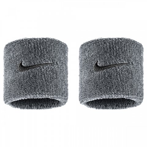 NIKE SWOOSH CLASSIC WRISTBANDS 2PK GREY UNISEX 