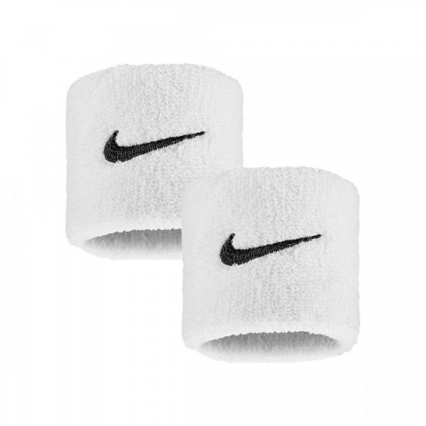 NIKE SWOOSH CLASSIC WRISTBANDS 2PK WHITE BLACK UNISEX 