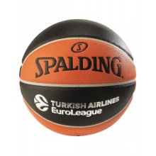 SPALDING SPALDING BB EUROLEAGUE TF-500 SZ7 BLACK ORANGE SILVER