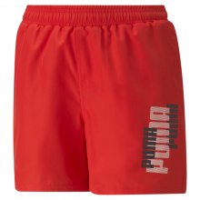 PUMA PUMA SHORT ESS+ LOGOLAB WOVEN RED JR
