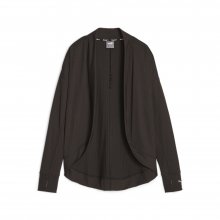 PUMA PUMA LOUNGWEAR UNWIND LONG GARDIGAN BLACK WMNS