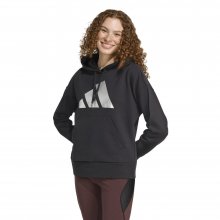 ADIDAS ADIDAS HOODY FL 3B BLACK SILVER WMNS 