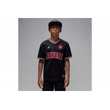 NIKE JORDAN TS SPORT JERSEY BLACK RED JR 
