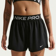 NIKE NIKE SHORTS DF 3IN WVN BLACK WHITE WMNS 