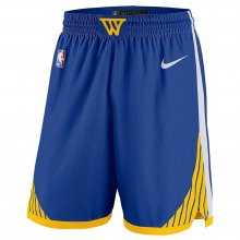 NIKE NIKE SHORTS GOLDEN STATE WARRIORS BLUE YELLOW MAN 