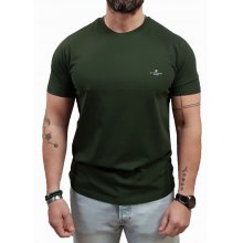 REBASE REBASE TS HIGH DENSITY PRINT FOREST GREEN MAN 